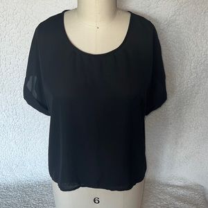 Black blouse size small